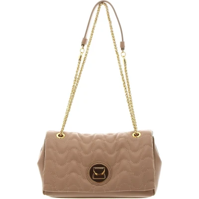 Afbeelding van COCCINELLE Leren Schoudertas Liya Matelasse Nappa Leather Handbag Toasted Beige