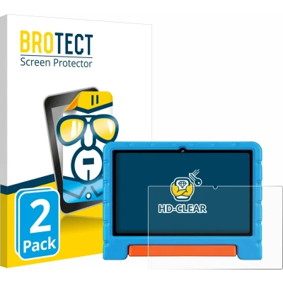 Afbeelding van BROTECT Screenprotector voor ZIOVO Z138 10&quot; Folie Beschermfolie transparant (2 Stuks)