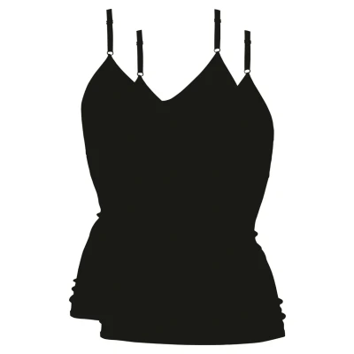 Afbeelding van mey 2ER PACK Noblesse Hemd, Dames, Maat: 38, Schwarz