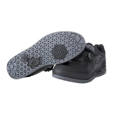 Afbeelding van O&#039;NEAL Mountainbike schoenen, MTB Freeride Veganistisch Super Grip zool, verstelbaar ratelvetersysteem, voetherpositionering schoenzender Pro volwassenen zwart maat 36