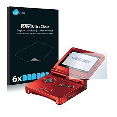 Afbeelding van Savvies (6 Stuks) Schermbeschermer voor Nintendo Gameboy Advance GBA SP Screen Protector Ultra Transparant