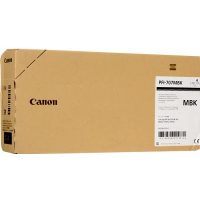 Afbeelding van Canon PFI 707MBK Inktcartridge Mat zwart