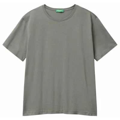 Afbeelding van United Colors of Benetton IN Lightweight Tshirt basic, Heren, Maat: 2XL, Green
