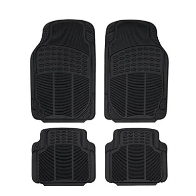 Afbeelding van Car Plus Automattenset Continental Universeel Pvc Zwart 4 delig