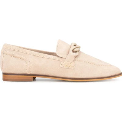 Afbeelding van PS Poelman JENNY suède loafers beige