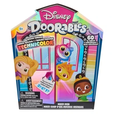 Afbeelding van Disney Doorables Multi Peek Technicolor Takeover, 3,8 cm grote verzamelfiguren, 5 7 stuks, kinderspeelgoed vanaf jaar van Just Play, 24,99