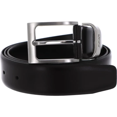 Afbeelding van JOOP! Leren Riem Modern Coll. Belt 3,5 CM W80 D`Brown Donkerbruin