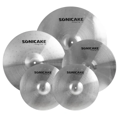 Afbeelding van SONICAKE Cymbal Pack Exquisite Alloy Set 14&quot;/16&quot;/18&quot;/20&quot; Drum 5 stks voor Praktijk en Prestaties