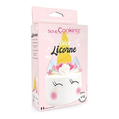 Afbeelding van ScrapCooking Unicorn Decoratie Set/12