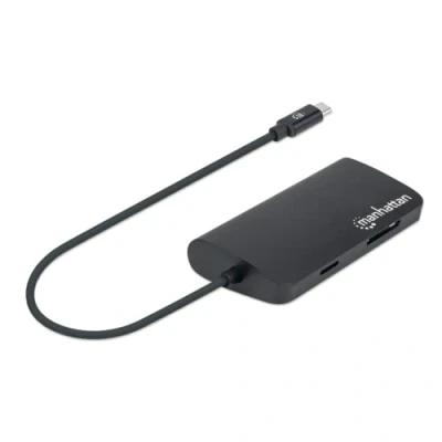 Afbeelding van MANHATTAN USB C 3.2 Gen 1 Adapter,HDMI,USB,USB PD,RJ45,SD