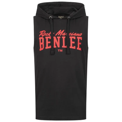 Afbeelding van Benlee ÄRMELLOSES MIT Kapuze Normale Passform Darry Top, Heren, Maat: 3XL, Black red