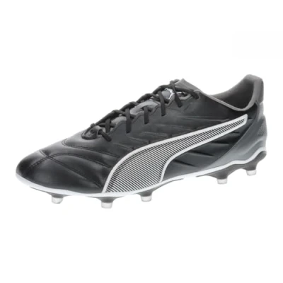 Afbeelding van PUMA Unisex King Pro Fg/Ag voetbalschoen, Zwart Wit Cool Donkergrijs, 37.5 EU