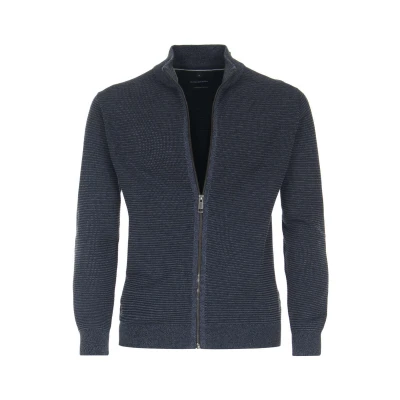 Afbeelding van Casa Moda Casual Fit Vest blauw, Effen