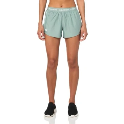 Afbeelding van Under Armour Tech Play Up Shorts Silica Groen/Hydro Groen/Wit XXL