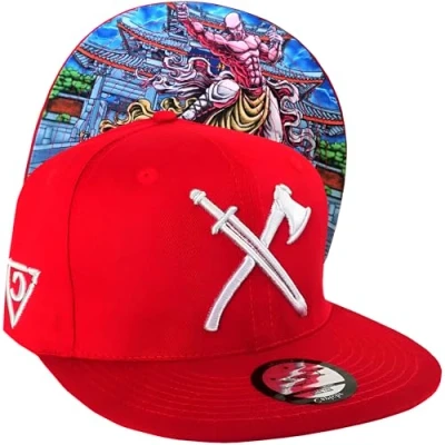 Afbeelding van Capiche Snapback Baseballone SIZE Pet, Heren, Maat: One Size, red white