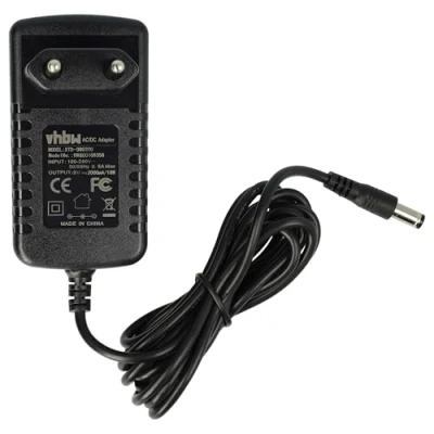 Afbeelding van vhbw Voedingsadapter vervanging voor Roland PSB1U, PSB 1U elektrische apparaten AC/DC netadapter