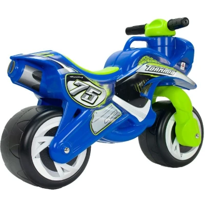 Afbeelding van Injusa Tundra Tornado loopmotor jongens 69 cm blauw/groen