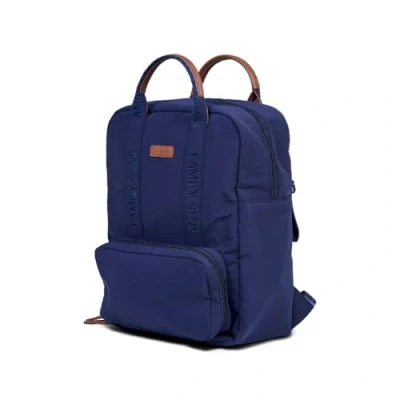 Afbeelding van CHILDHOME, Family Bag luiertas, grote capaciteit, multifunctioneel, luiermat inbegrepen, 11 vakken, geïsoleerde tas, trolleytas, kinderwagenhanger, 20,5 l, marineblauw