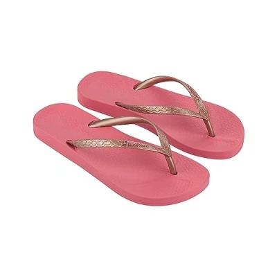 Afbeelding van Ipanema Anatomica TAN FEM teenslippers voor dames, roze/metallic Roze, 43 EU, Roze Metallic EU