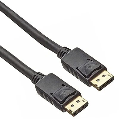 Afbeelding van PremiumCord 4K DisplayPort 1.2 verbindingskabel M/M 1,5 m, naar kabel, 18 Gbps, video @60Hz 2160p, Full HD 1080p, HDCP, vergulde aansluitingen, zwart