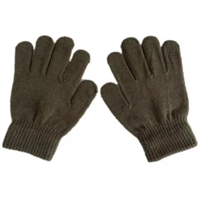Afbeelding van CHPN Bruine Handschoenen Warme handen One size Bruin Poly acryl Unisex Elastisch