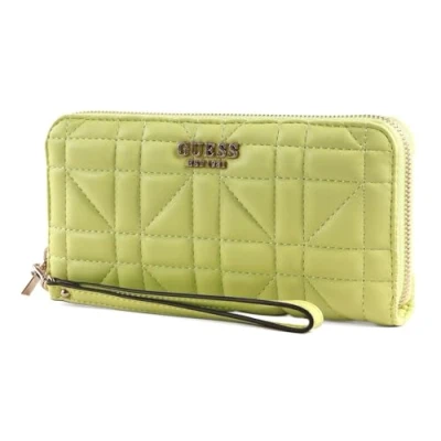 Afbeelding van GUESS Assia SLG Zip Around Wallet L Chartreuse