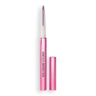 Afbeelding van Makeup Revolution Metallic Duochrome Eyeliner Eyeliner, Maat: 0.2 g, Twisted galaxy