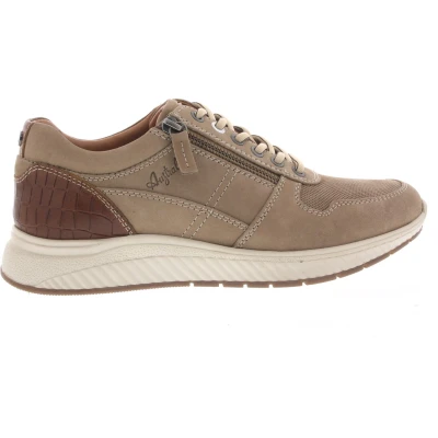 Afbeelding van Australian Hurricane 15.1528.07 Sneakers laag, Heren, Maat: 40, Beige Leer