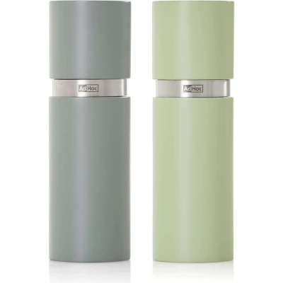 Afbeelding van Peper en zoutmolen Adhoc Textura Groen (Set van 2)