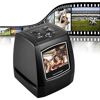 Afbeelding van DIGITNOW! 5 m / 10 stand alone 2,4 inch LCD display film diascanner 1800 dpi hoge resolutie beeldscanner naar USB 2.0 interface converteren pc