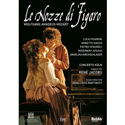 Afbeelding van Concerto Köln &amp; Rene Jacobs Le Nozze Di Figaro (2 DVD)