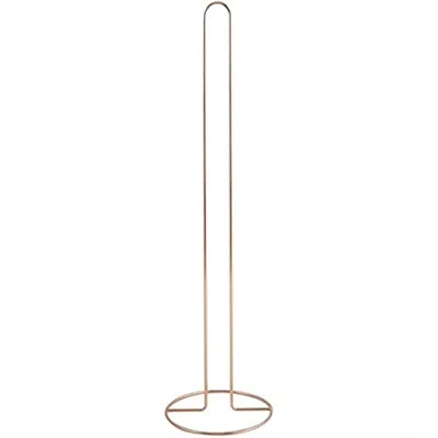 Afbeelding van MSV Wc/toiletrolhouder reservoir metaal koper kleur 50 cm Voor 5 rollen Toiletrolhouders