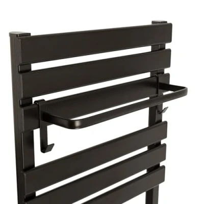 Afbeelding van CREATE Elektrisch verwarmd handdoekenrek Met WiFi 500/1500W legplank 1 stang Zwart 40ºC WARM TOWEL PRO