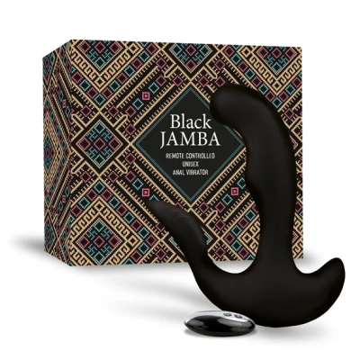 Afbeelding van Feelztoys Black Jamba Anaal vibrator GRATIS TOY bij iedere bestelling v.a. 40,