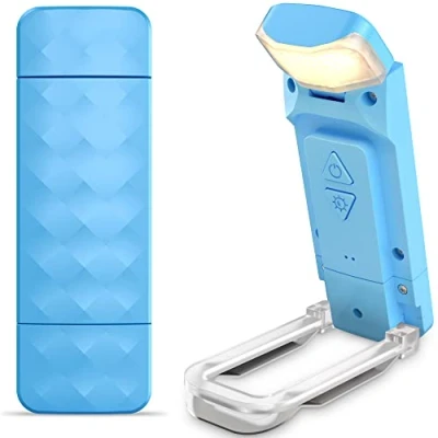 Afbeelding van Mexllex leeslamp, leeslamp om in bed te lezen, oplaadbaar, 3 kleuren, oogbescherming en 5 helderheidsinstellingen, cadeau voor leeskinderen