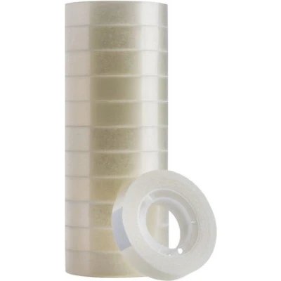 Afbeelding van Plakband Quantore 12mmx33m transparant Omdoos a 12 stuk stuks