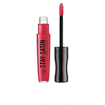 Afbeelding van Rimmel London Stay Satin Liquid Lip Colour Lippenstift 600 Scrunchie