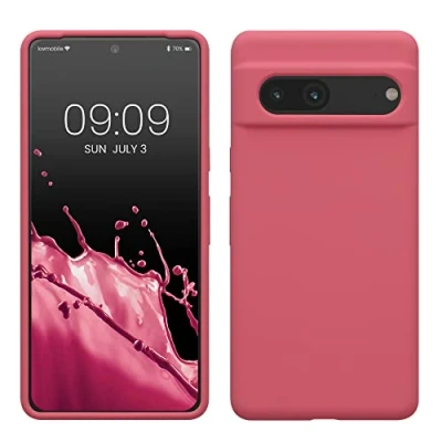 Afbeelding van kwmobile telefoonhoesje compatibel met Google Pixel 7 hoesje Zachte case voor smartphone Back cover in zoetroze