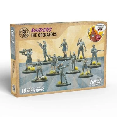 Afbeelding van Modiphius Entertainment: Fallout Wasteland Warfare: Raiders The Operators 10 ongeverfde figuren, Nuka World Wave, Miniaturen Compatibel met facties