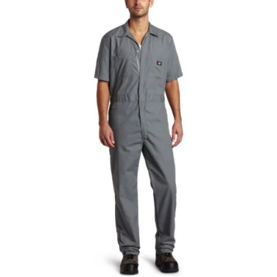 Afbeelding van Dickies Mannen korte mouw overall Overol Corta.&#039;&#039;&#039;8217 Corta.&#039;8217 &#039;8217 Overalls van het werkhulpprogramma voor heren, Grijs, S