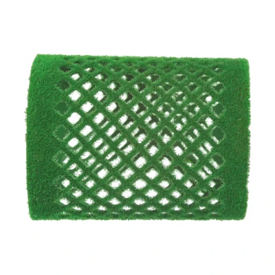 Afbeelding van Efalock Professionele metalen wikkelaar gevlokt, 50 mm, groen, 1 stuk (1 x 12 stuks)