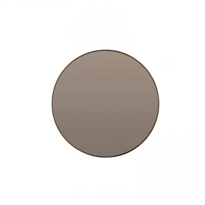 Afbeelding van Light&amp;living Spiegel Ø96 cm ESPEJO glas licht bruin+bruin