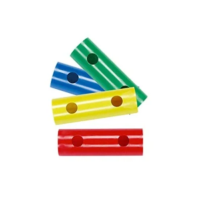 Afbeelding van Moveandstic Set van 4 15 cm buis blauw, groen, geel, rood