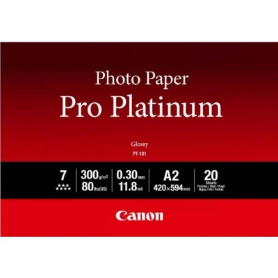 Afbeelding van Canon PT 101 Pro Platinum Photo Paper 300 gram A2 (20 vel) Fotopapier