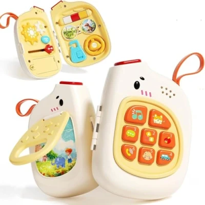 Afbeelding van JoyJoyful Speelgoed cadeau voor kinderen, baby, 1 jaar, Busy Board Montessori mobiele telefoon meisjes, jongens, educatief spel, meisjes van Einstein vroeg