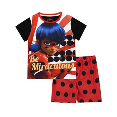 Afbeelding van Miraculous Meisjes Ladybug Pyjama, Rood, 6 7 jaar