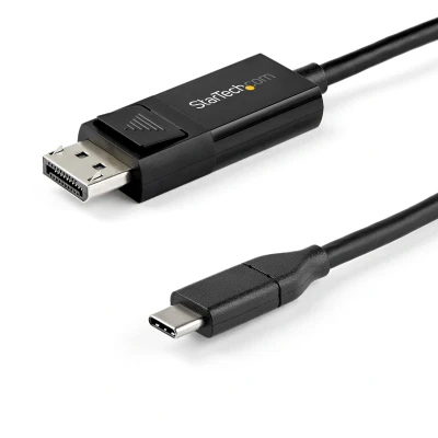 Afbeelding van StarTech.com USB C naar DisplayPort 1.4 kabel bidirectioneel 1 m
