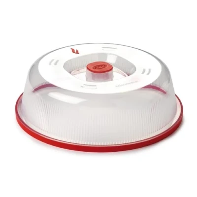 Afbeelding van Snips 90067 tafelbel voor de magnetron, 26,2 x 7,6 cm, kleur: rood en transparant, Made in Italy, kunststof