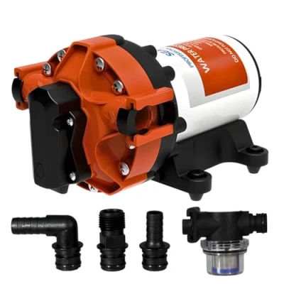 Afbeelding van SEAFLO 12V 56A Serie 5.0 GPM Variabele Snelheid Smart On Demand Marine/RV 5 kamer membraanpomp