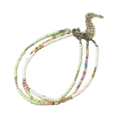 Afbeelding van Jomide Enkelbandjes Set Bohemian Colours 3 stuks